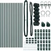 Grandinės tvoros tvirtinimas 25 x 0,4 m PVC dengtas plienas