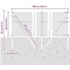 Pagrindo Suvirintas Vielos Tvora 10 x 0,4 m (Plotis x Aukštis)