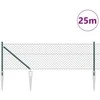Tvorelės stulpas Žalia 25 x 0,4 m (40 x 40 mm tinklelis)