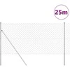 Tvorelės stulpas Sidabro 25 x 1 m (60 x 60 mm tinklas) Plienas