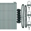 Grandinės tvoros tvirtinimas 0,8 x 25 m PVC dengtas plienas