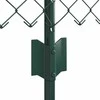 Grandininės tvoros su stulpeliu 10 x 0,8 m PVC dengtas plienas