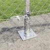 Tvorelės stulpas Sidabro 25 x 0,6 m (60 x 60 mm tinklelis)
