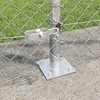 Lauko grandininis tvoros su betono pagrindu 25 x 1,2 m