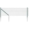 Grandininė tvora su smaigaliais 25 x 0,4 m PVC dengtas plienas