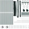 Grandininė tvora su smaigaliais 25 x 1,2 m PVC dengtas plienas