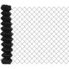 Grandininės tvoros su stulpeliu 10 x 1,2 m PVC dengtas plienas