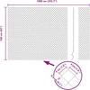 Grandininės tvoros su stulpeliu 10 x 1,6 m PVC dengtas plienas