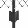 Grandininės tvoros su stulpeliu 25 x 0,6 m PVC dengtas plienas