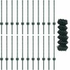 Grandininės tvoros su stulpeliu 25 x 0,6 m PVC dengtas plienas