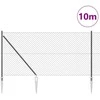 Tvorelės stulpas Pilka 10 x 1,2 m (40 x 40 mm tinklelis)