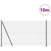 Tvorelės stulpas Pilka 10 x 1,2 m (40 x 40 mm tinklelis)