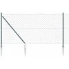 Grandininė tvora su smaigaliais 10 x 1,4 m PVC dengtas plienas