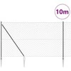 Tvorelės stulpas Pilka 10 x 1,5 m (60 x 60 mm tinklelis)
