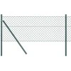 Grandinės tvoros tvirtinimas 10 x 0,8 m PVC dengtas plienas