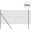 Tvorelės stulpas Pilka 10 x 1,2 m (60 x 60 mm tinklelis)