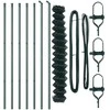 Grandinės tvoros tvirtinimas 10 x 1,6 m PVC dengtas plienas