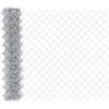 Grandinės ryšio tvora 10 x 1 m Galvanizuotas plienas Sidabrinė