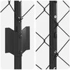 Grandininės tvoros su stulpeliu 10 x 1,5 m PVC dengtas plienas