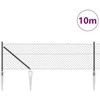 Tvorelės stulpas Pilka 10 x 0,4 m (40 x 40 mm tinklas)