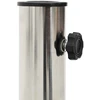 Granito skėčio stovas su ratais 4-5 cm stulpui 27.2kg Pilka