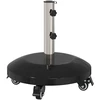 Granito skėtis su ratukais 40-50 mm stulpui 29 kg Juoda