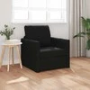 Sofa lova Juoda 74 x 77 x 81 cm audinys
