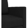 Sofa lova Juoda 74 x 77 x 81 cm audinys