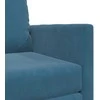 Sofa lova Mėlyna 74 x 77 x 81 cm Aksomas