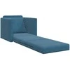 Sofa lova Mėlyna 74 x 77 x 81 cm Aksomas
