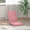 Reguliuojamas grindų fotelis Rožinė Aksomas
