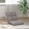 Reguliuojamas grindų fotelis Taupe Audinys