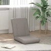 Reguliuojamas grindų fotelis Taupe Audinys