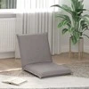 Reguliuojamas grindų fotelis Taupe Audinys