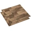 Grindų kilimas 20 pcs Ruda 50 x 50 cm PP