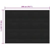 Grindų kilimėlis Juoda 1,5 x 2 m Guma