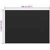 Grindų kilimėlis Juoda 1,5 x 2 m Guma