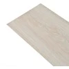 Grindų lentos 18 pcs Baltas 5,26 m² PVC