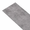 Grindų lentos 18 pcs Cementas rudas 5,26 m² PVC