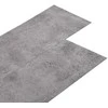 Grindų lentos 18 pcs Cementas rudas 5,26 m² PVC