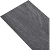 Grindų lentos 18 pcs Juoda ir Balta 2,51 m² PVC