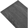 Grindų lentos 18 pcs Juoda ir Balta 5,26 m² PVC