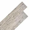 Grindų lentos 18 pcs Pilka 5,26 m² PVC