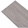 Grindų lentos 18 pcs Tamsiai pilka 2,51 m² PVC