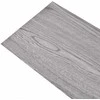 Grindų lentos 18 pcs Tamsiai pilka 5,26 m² PVC