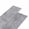 Grindų lentos 36 pcs Cementas pilkas 5,02 m² PVC