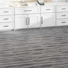 Grindų lentos 5,02 m² 36 pcs PVC Dryžuota pilka