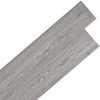 Grindų lentos 36 pcs Tamsiai pilka 5,02 m² PVC
