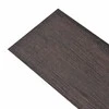 Grindų lentos 36 pcs Tamsiai rudas 5,02 m² PVC