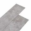 Grindų lentos 36 pcs Žemės pilka 5,02 m² PVC